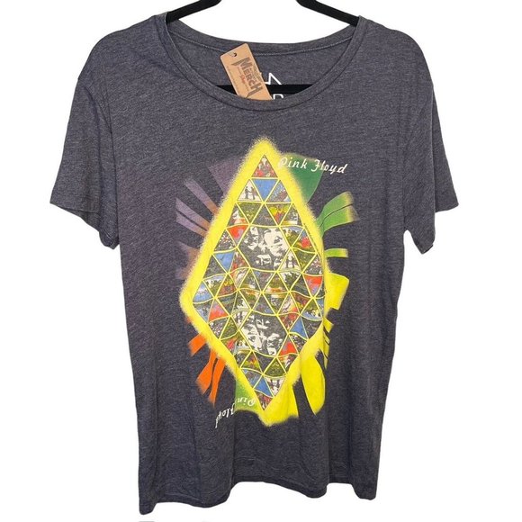 chaser Tops - Chaser Pink Floyd womens geometric band t-shirt size large